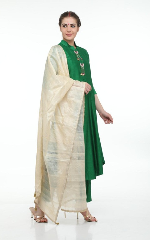 Green Kurta Set