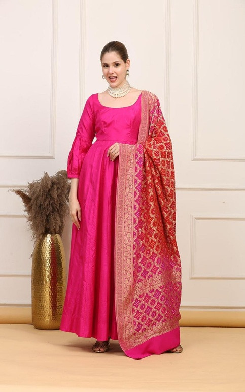 Pink Anarkali Suit